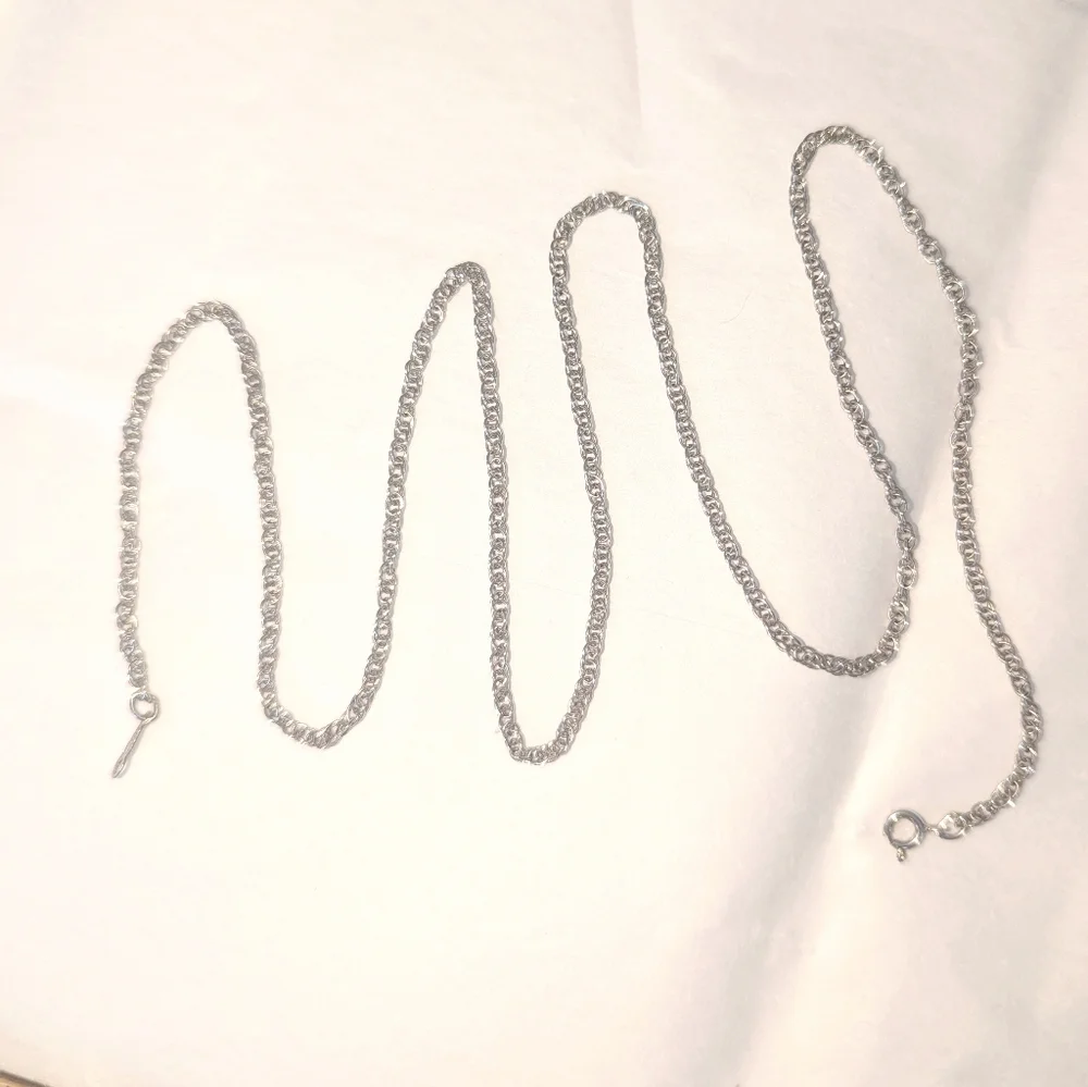 Sterling Silver Rope Chain - 24" - Picture 1 of 7